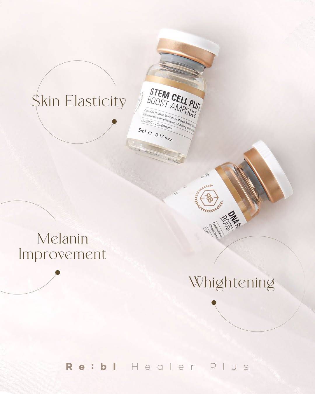 【RE:BL】リブル ヒラー ラグジュアリー プラス(Healer Luxury Plus Solution Kit)アンプル PDRN 美容液 エイジングケア 植物由来レチノール様成分 バクチオール ペプチド