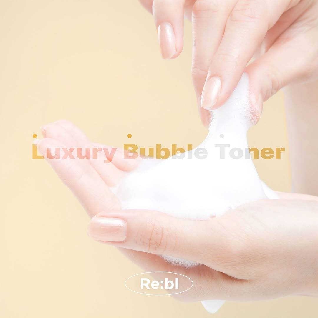 【RE:BL】リブル ラグジュアリー バブルトナー(Rebloom Luxury Bubble Toner)化粧水 5種ヒアルロン酸配合 高保湿・弾力・抗酸化ケア