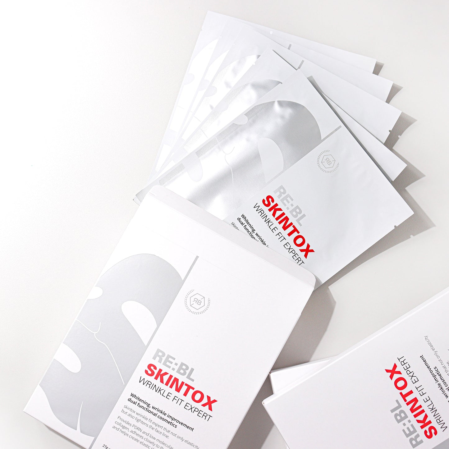 【RE:BL】リブル スキントックス リンクルフィットエキスパート マスク (RE:BL Skintox Wrinkle Fit Expert Mask) 美白・シワ改善・高保湿・弾力・抗酸化ケア/ヒアルロン酸・ペプチド・PDRN・グルタチオン・6種ハーブ配合 ハイドロゲルマスク