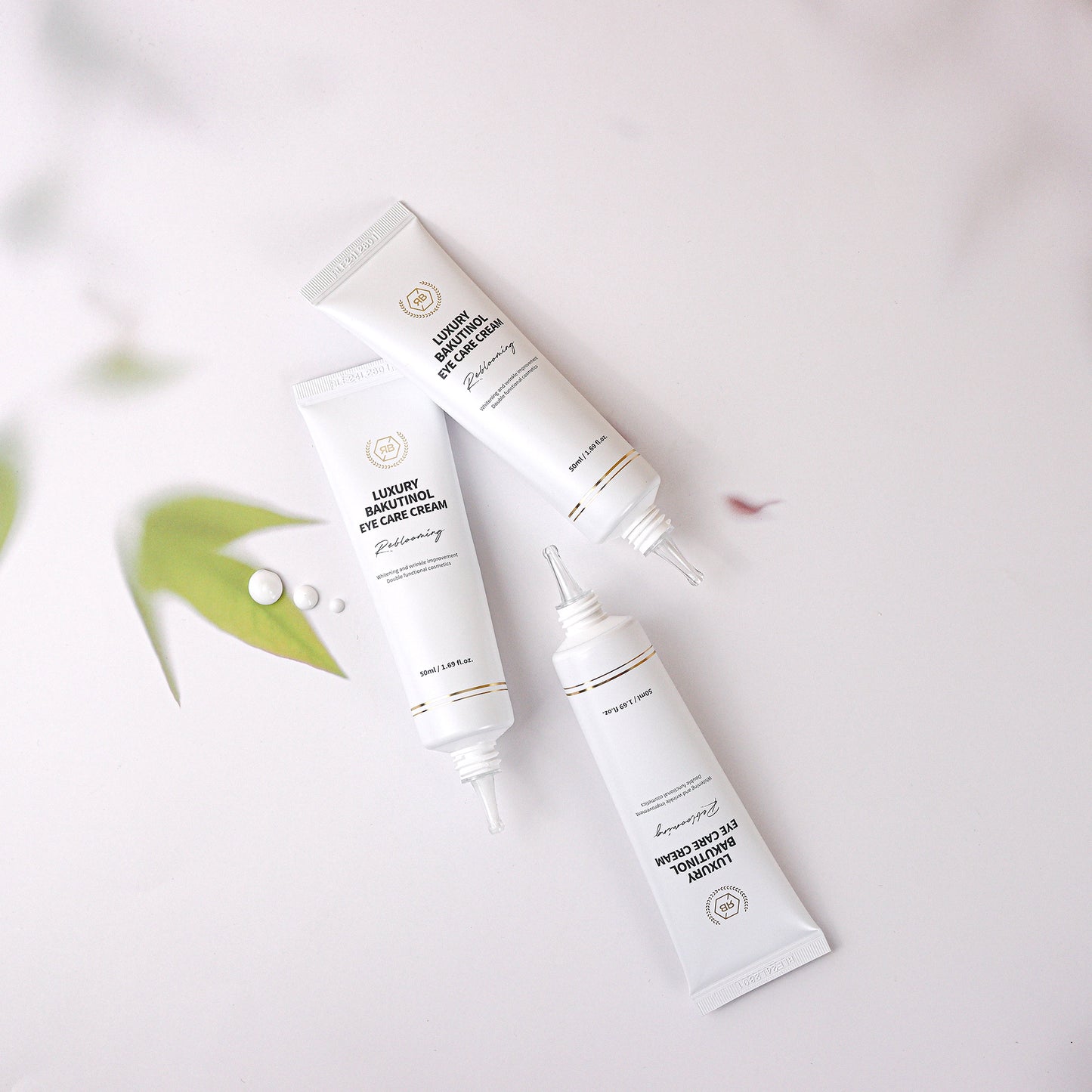 【RE:BL】リブル ラグジュアリー バクチオール アイケアクリーム (Rebloom Luxury Bakutinol Eye Care Cream) バクチオール・レチノール・7種コラーゲン・ツボクサ・ナイアシンアミド配合/美白・シワ改善・ハリ・保湿・バリア機能サポート