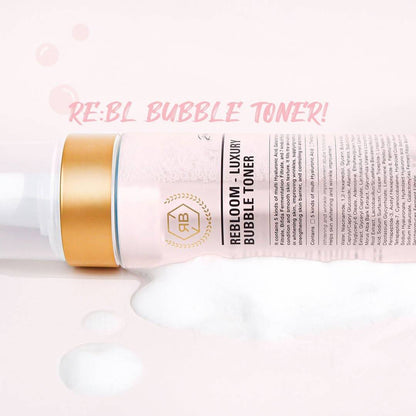 【RE:BL】リブル ラグジュアリー バブルトナー（Rebloom Luxury Bubble Toner）化粧水 5種ヒアルロン酸配合 高保湿・弾力・抗酸化ケア