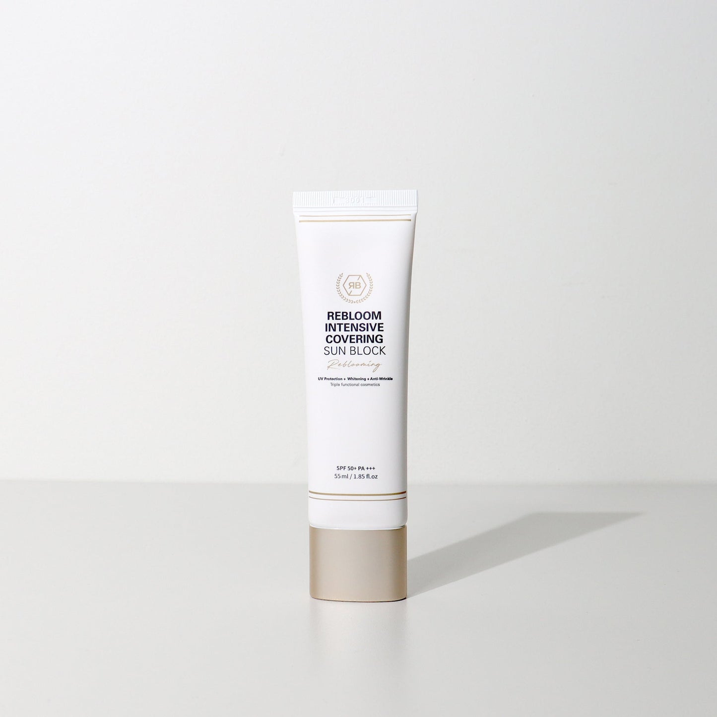 【RE:BL】リブル インテンシブ カバーリング サンブロック（Rebloom Intensive Covering Sunblock）日焼け止め SPF50 PA+++ ナイアシンアミド・アデノシン配合 美白・しわ改善・保湿UVケア